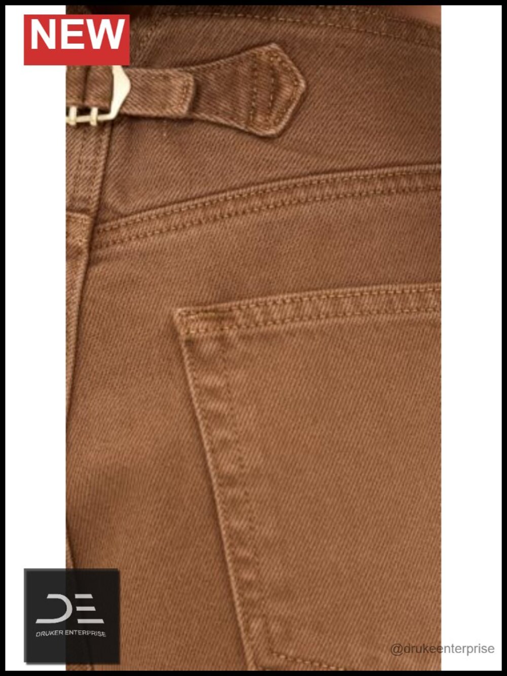 High Rise Button Fly Wide Leg Jeans - Picture 5 of 5
